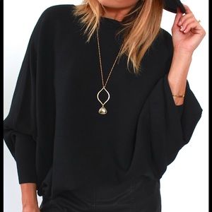Black Kerisma Dolman Sleeve Top